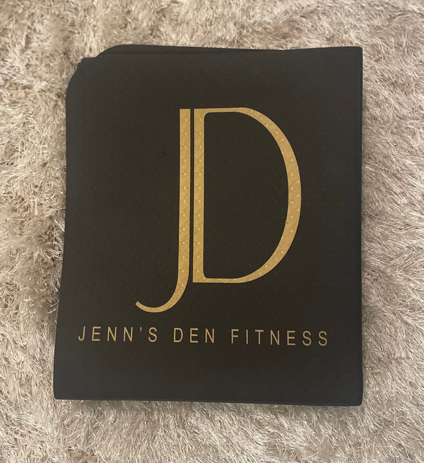 Black Foldable Yoga Mat